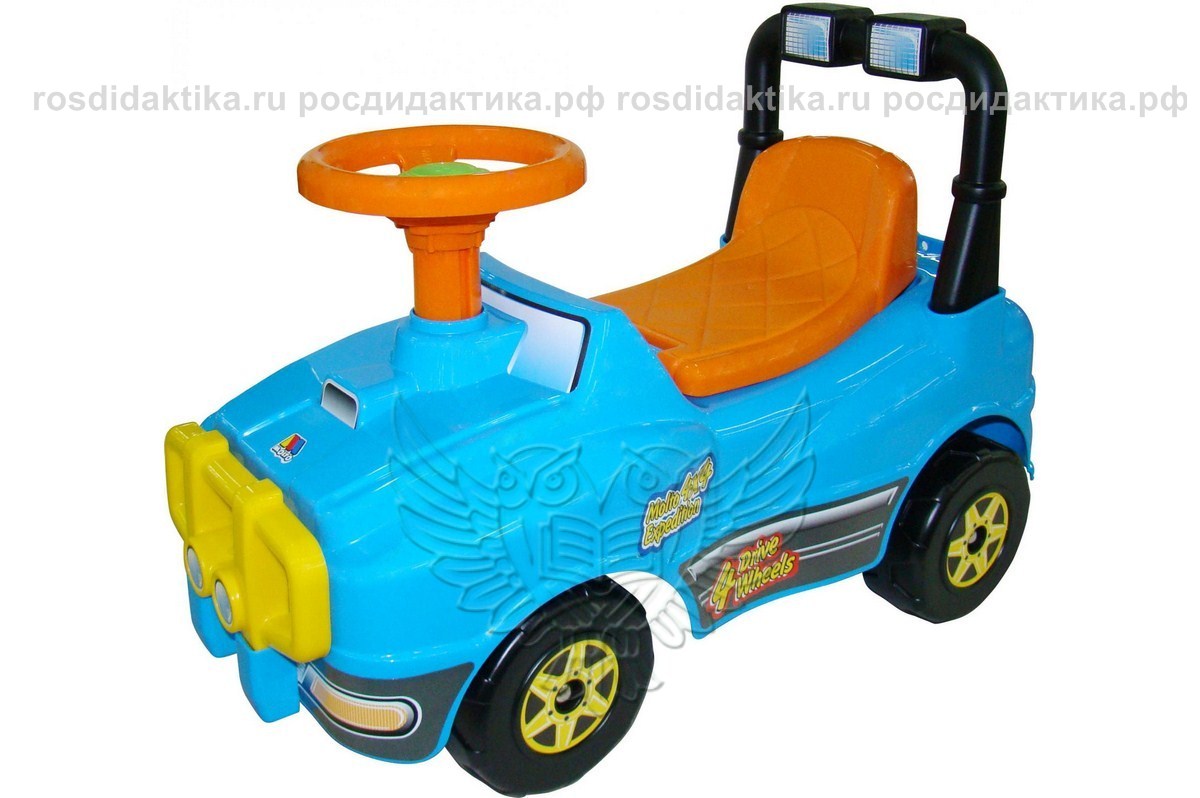 Автомобиль Джип-каталка (голубой)