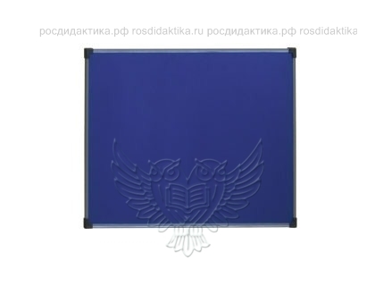 Доска информационная односекционная ДОТ 1510, ткань синяя полиэфирная, 1500х1000