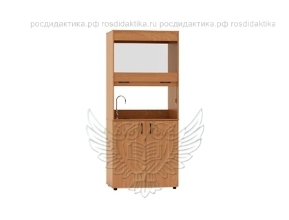 Шкаф вытяжной с сантехникой ЛДСП (пластик, кант ПВХ), 820х550х2000
