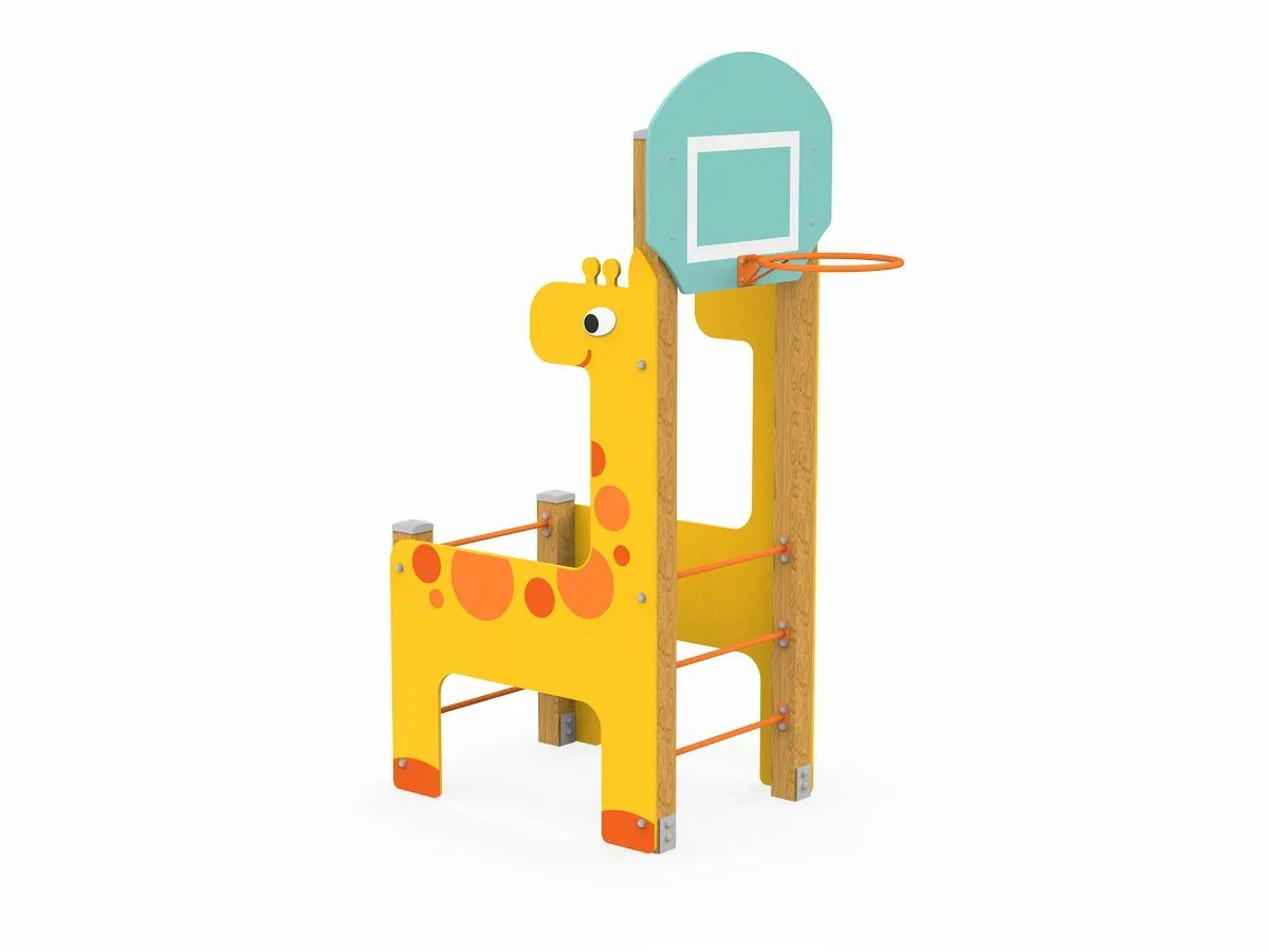 Комплекс с баскетбольным щитом и лестницей "Жираф"