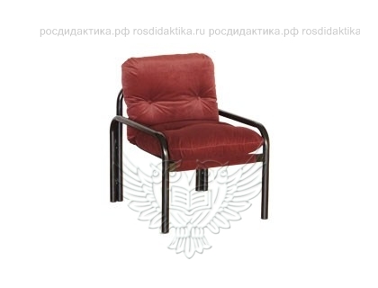 Кресло для отдыха со съёмными подушками, м/к, флок, 620х740х620