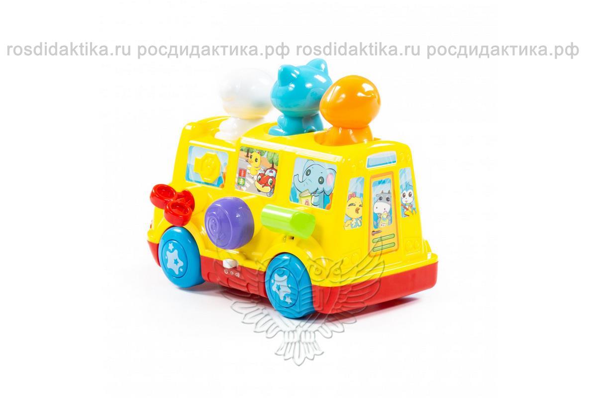 Игрушка развивающая "Школьный автобус" (в коробке)