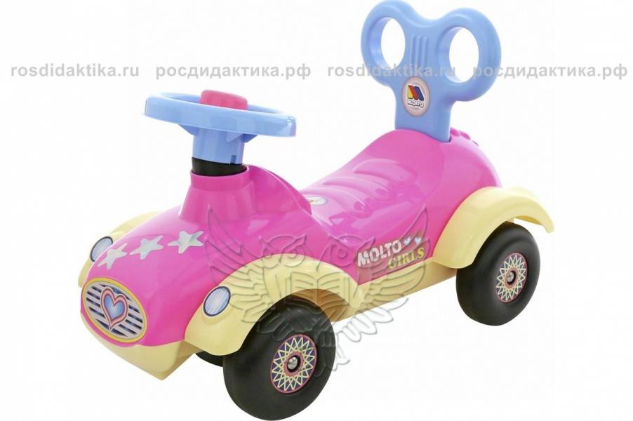 Каталка-автомобиль для девочек "Сабрина" №2