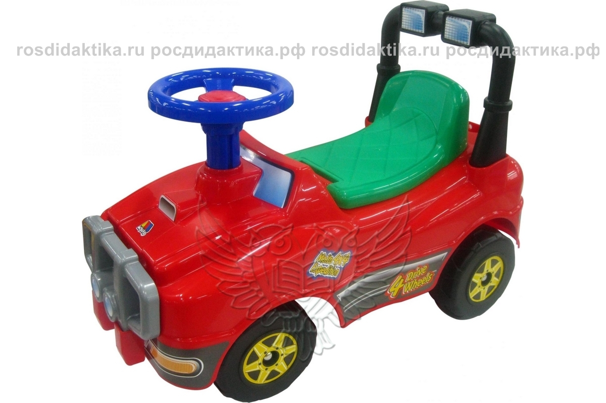 Автомобиль Джип-каталка - №2 (красный)