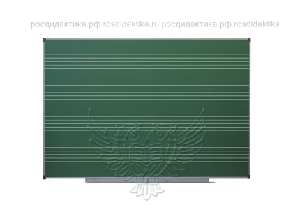 Доска аудиторная одноэлементная ДК 12н "Нотный стан", мел, 1500х1000х20