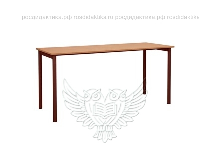 Стол для столовой шестиместный, ЛДСП (пластик, кант ПВХ), м/к, 1500х600х760