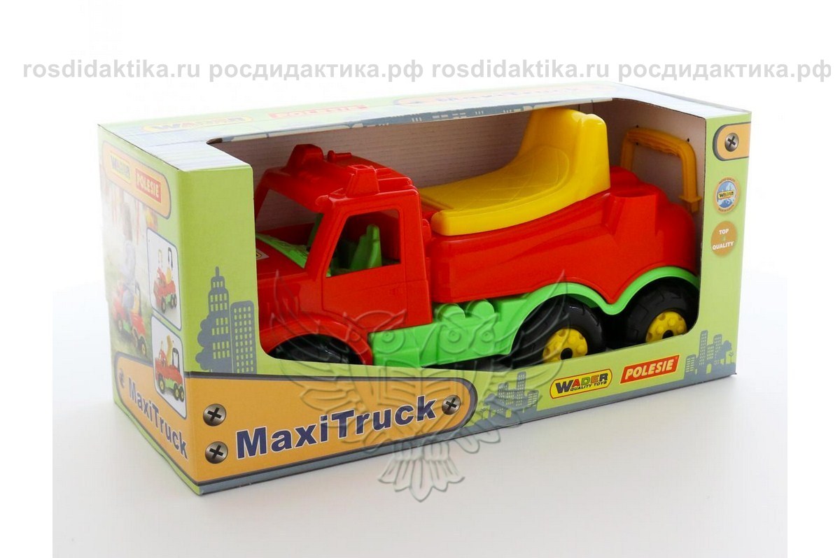 Каталка-автомобиль "Буран" №1 (красная) (в коробке)