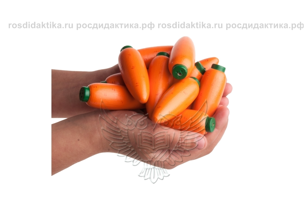 Счетный материал «12 морковок» в мешочке