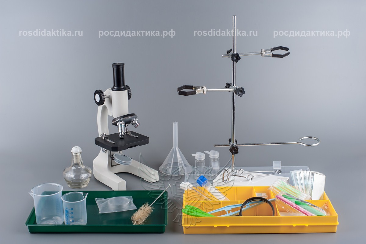 Микролаборатория биологическая с микроскопом