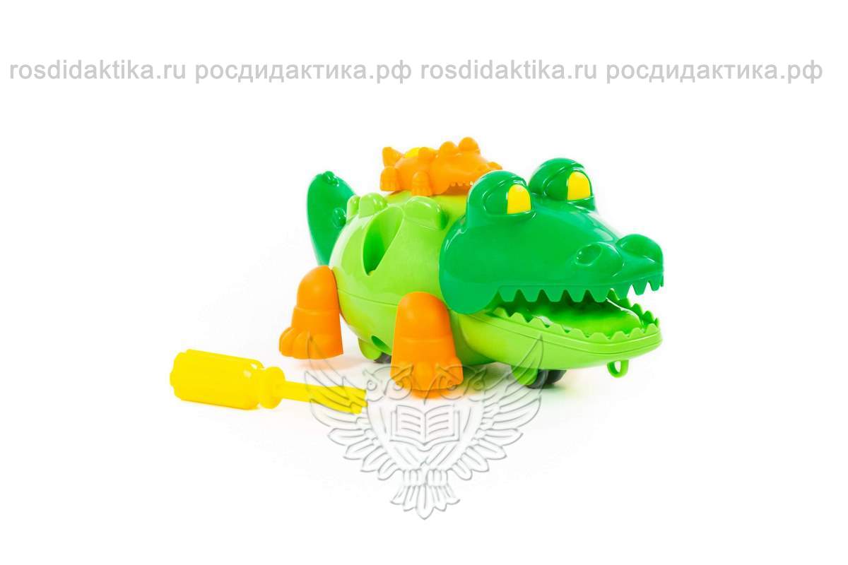 Конструктор "Крокодил" (17 элементов) (в пакете)