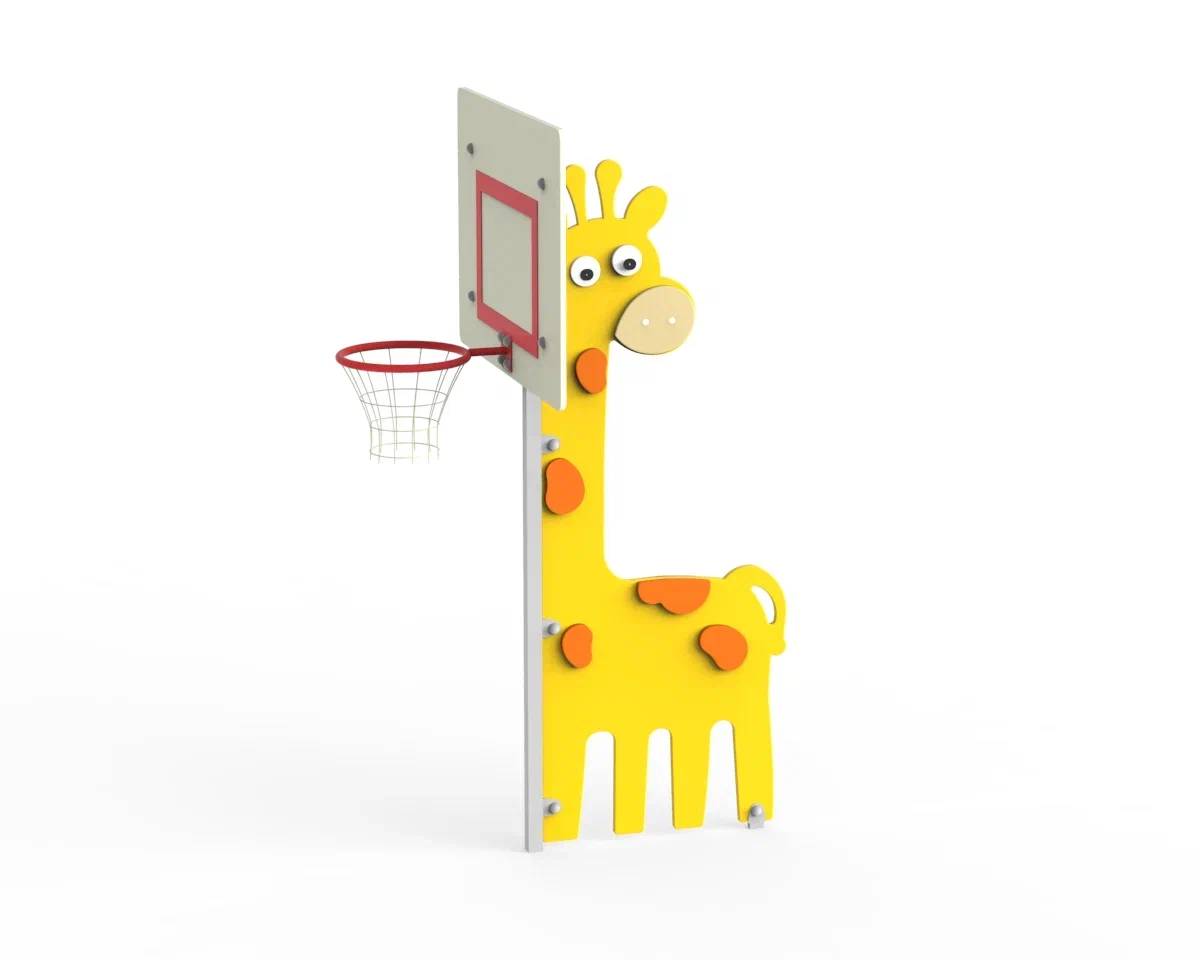 Стойка с баскетбольным  щитом "Жираф"