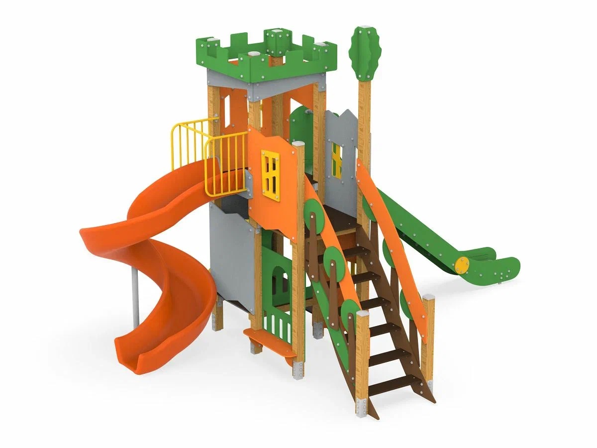 Детский игровой комплекс "Город-крепость"