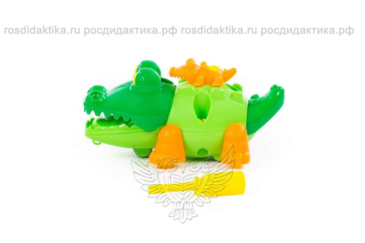 Конструктор "Крокодил" (17 элементов) (в пакете)