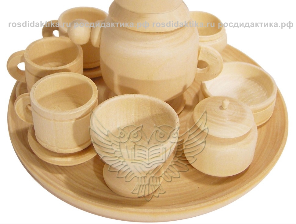 Комплект деревянной  посуды 