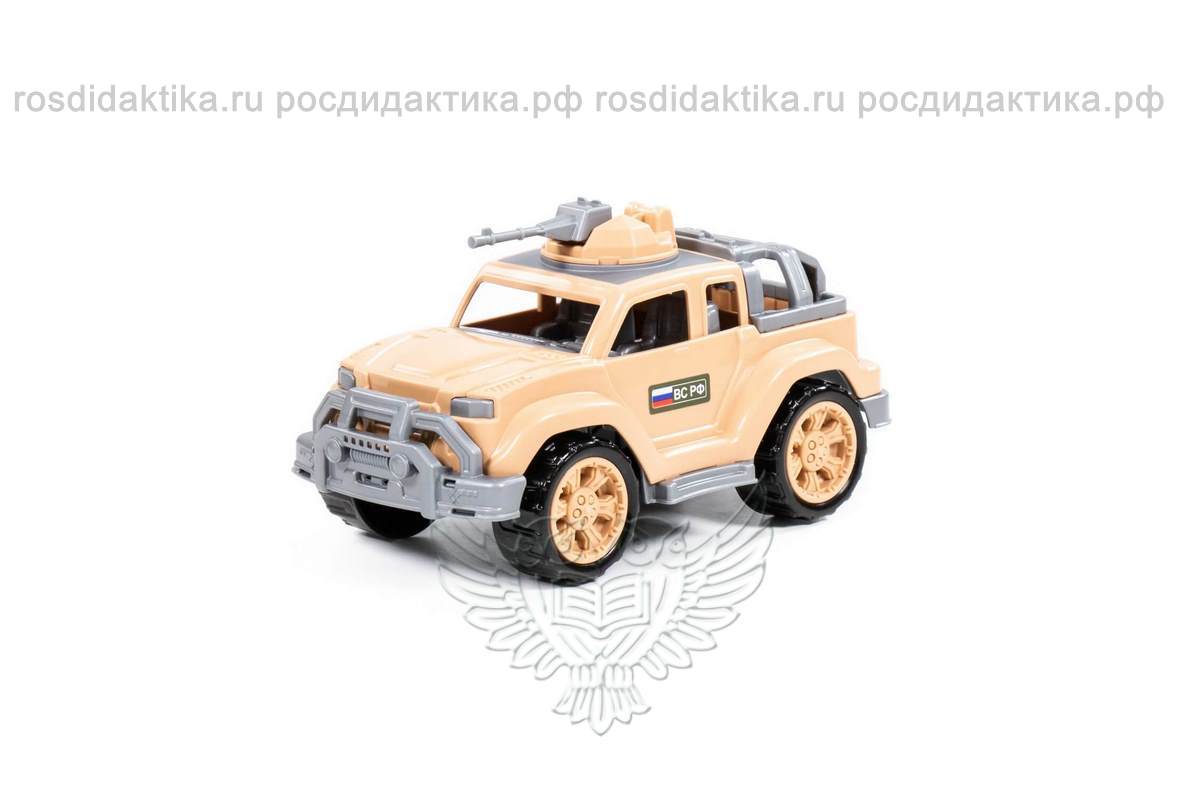 Автомобиль-джип военный-сафари "Легионер-мини" с 1-м пулемётом (в сеточке)