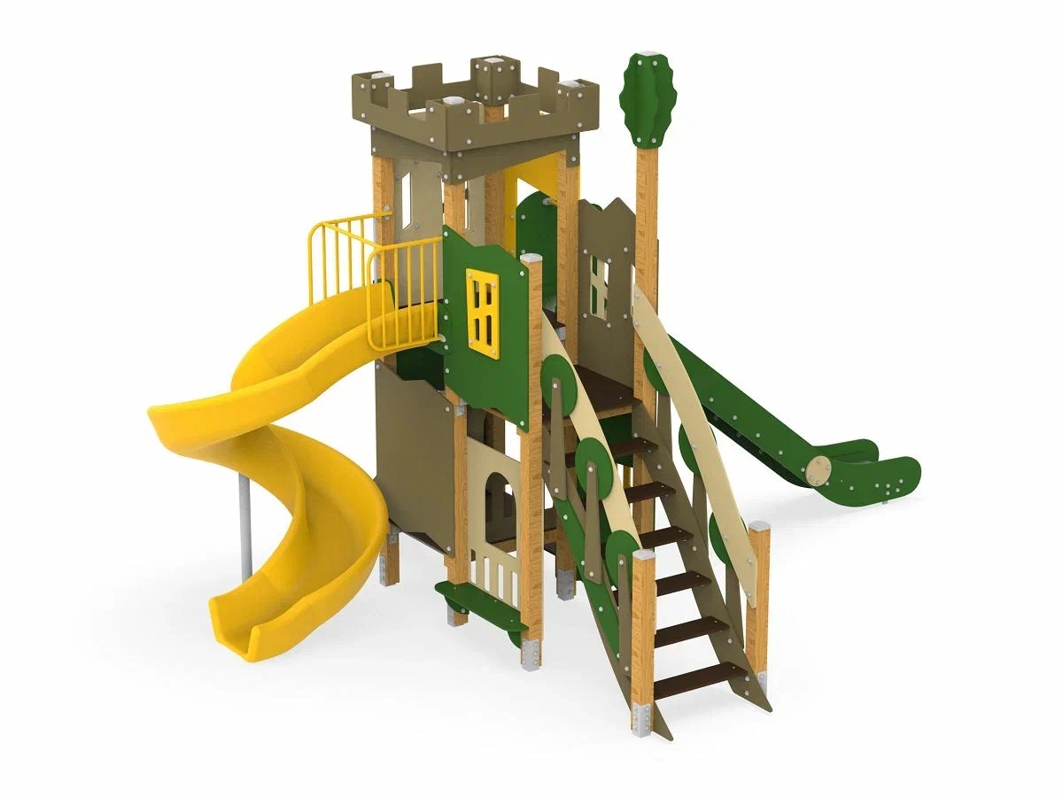 Детский игровой комплекс "Город-крепость"