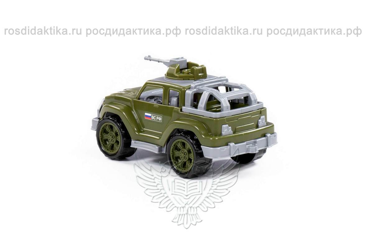 Автомобиль-джип военный "Легионер-мини" с 1-м пулемётом (в сеточке)