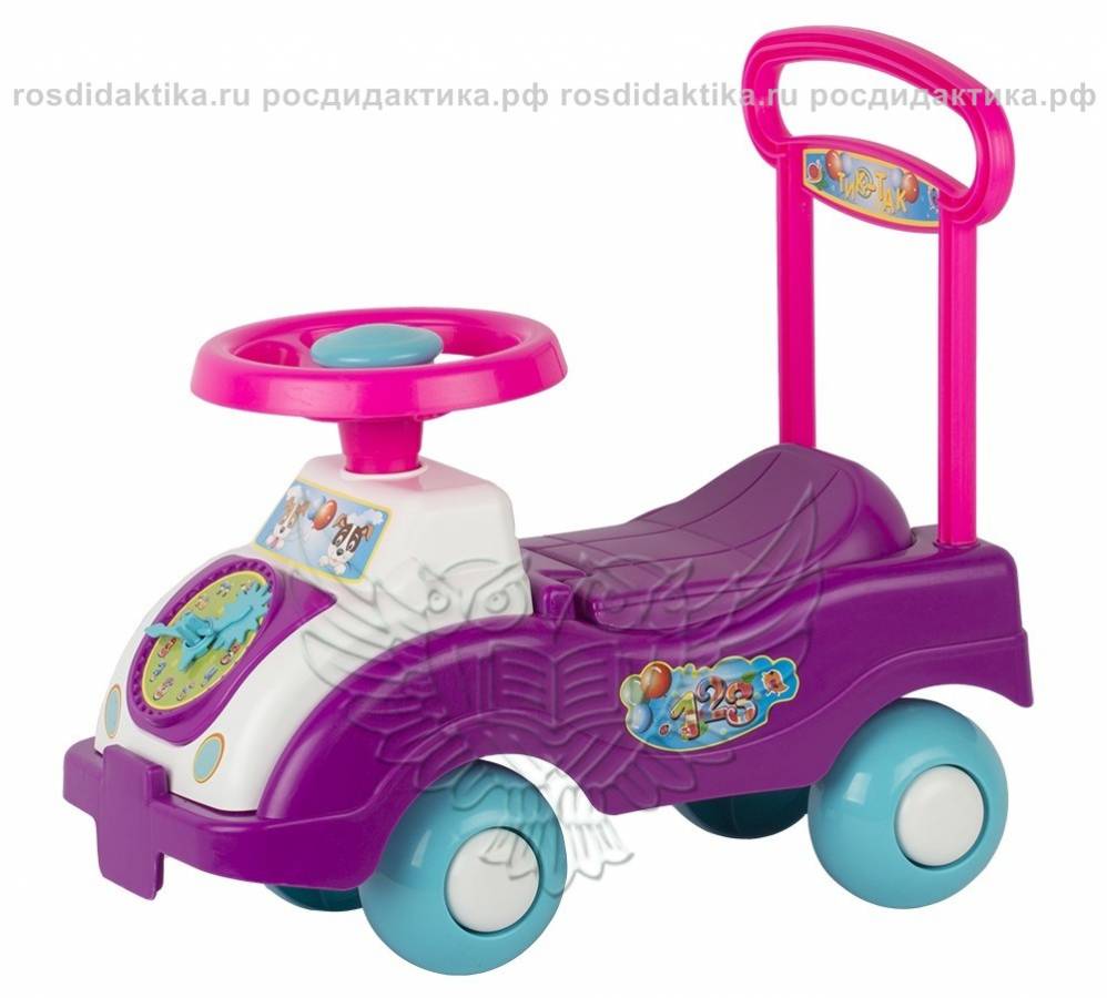 Автомобиль-каталка «Тик-Так» для девочек У897